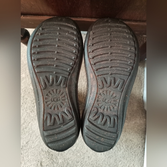 UGG Rosen Leather Riding Boots | sz 8, Espresso Brown, original box - Picture 14 of 16